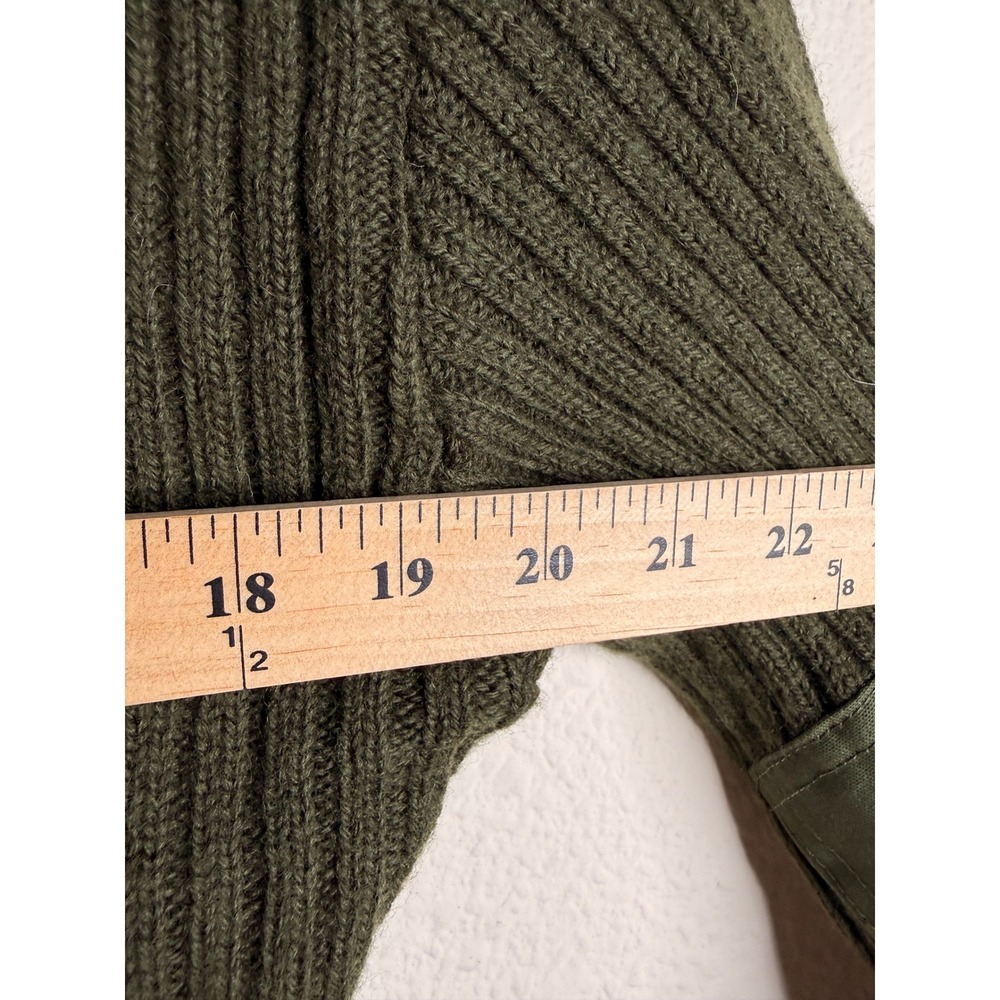 US Military DSCP Wool Commando Sweater 40 M Olive Drab Green Gorpcore Combat - Picture 3 of 6